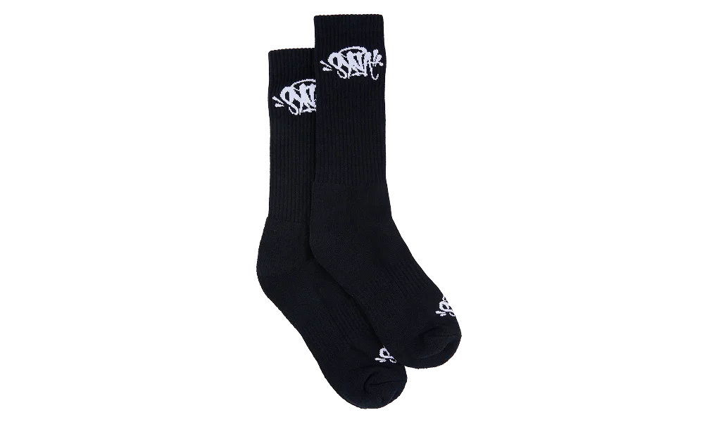 Syna 2 Pack Sock - Black/White