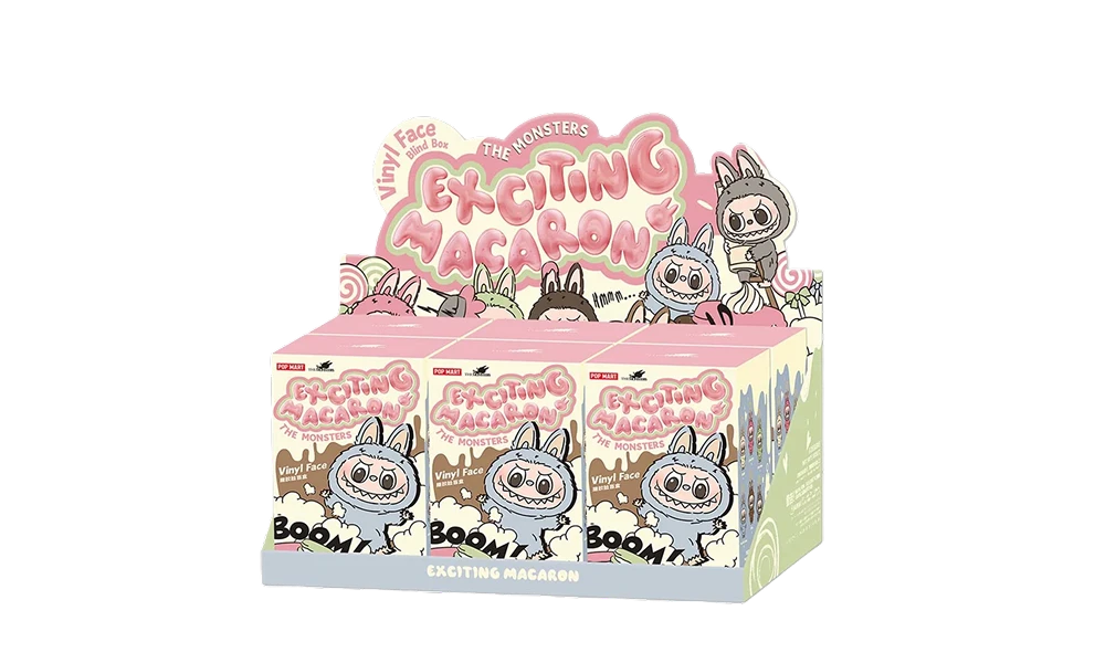 Pop Mart Labubu The Monsters Tasty Macarons Vinyl Face Blind Box