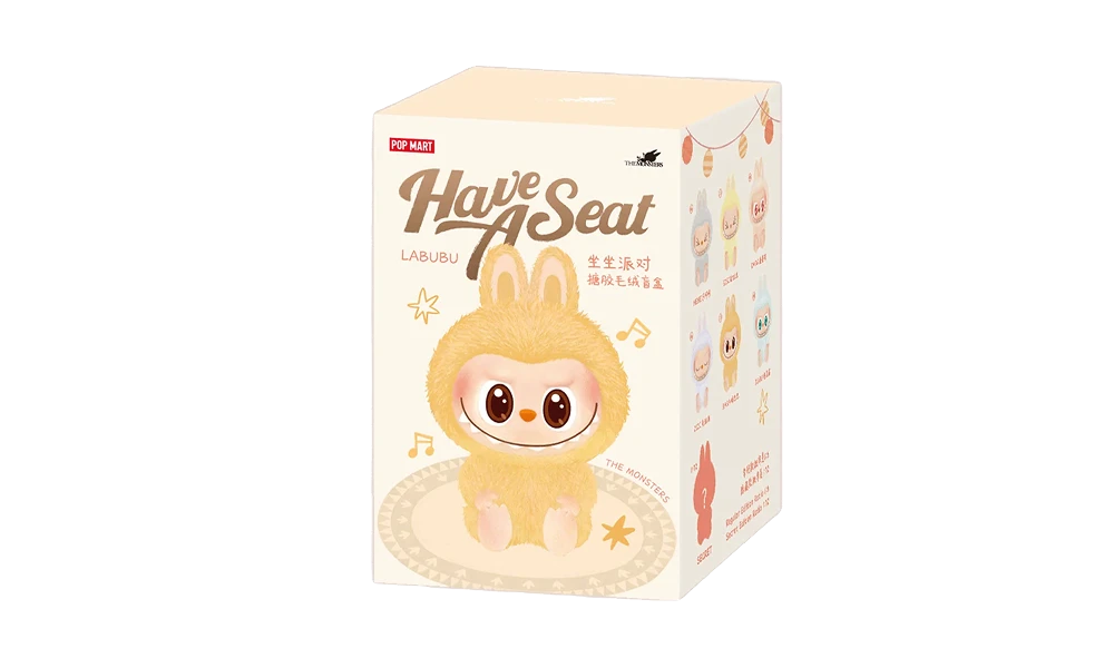 Pop Mart Labubu The Monsters Have A Seat Vinyl Plush Blind Box