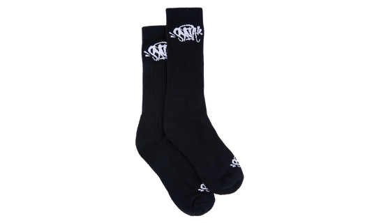 SYNA 2 PACK SOCK - BLACK/WHITE
