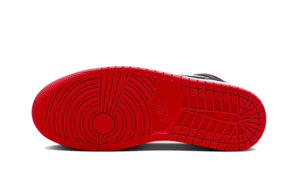 AIR JORDAN 1 MID GYM RED BLACK TOE